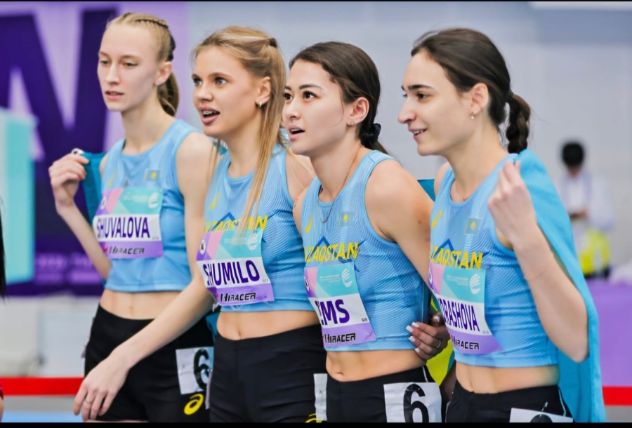 АЗИЯ ЧЕМПИОНАТЫНДА ЭСТАФЕТАДАҒЫ ӘЙЕЛДЕР ҚҰРАМАСЫНЫҢ ЖЕҢІСІ